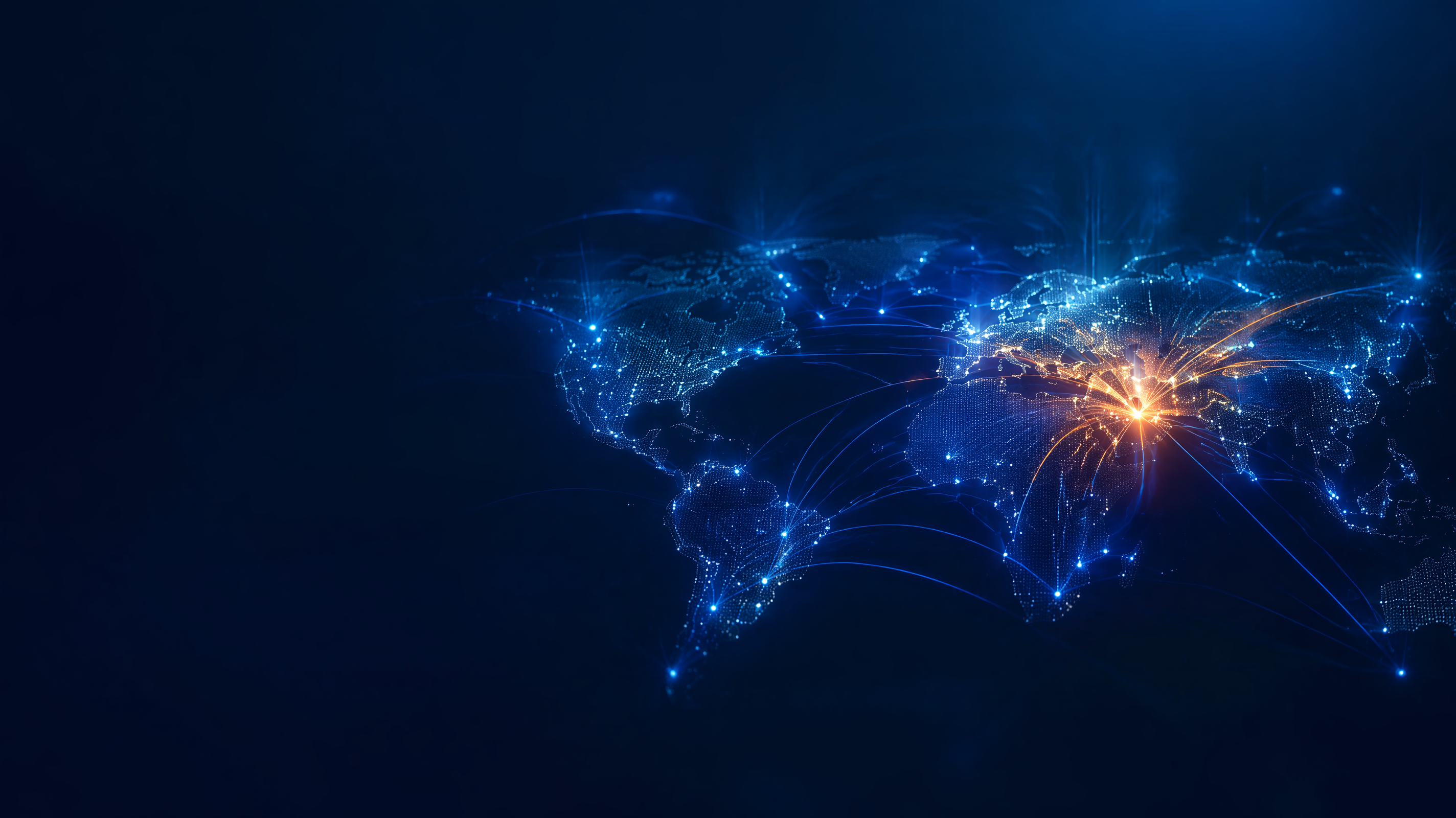 Abstract network of connected market signals and growth routes
